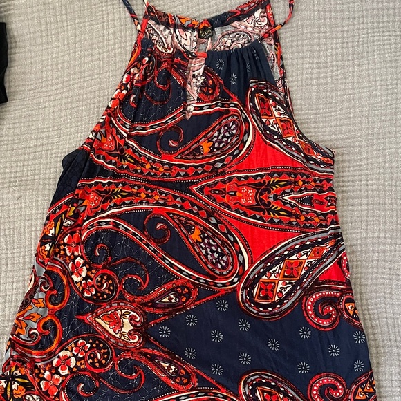 Lascana For Venus Tops - Lascana Paisley Print Halter Top Sz L